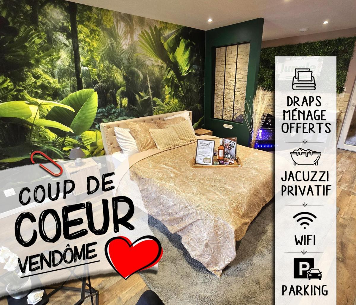 Appartement Chambre Cosy - Jacuzzi - Little Room Vendôme Extérieur photo